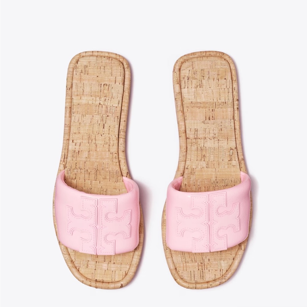 Tory Burch double T sport slide. New with box.